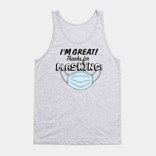 Thanks for Masking! Tank Top